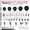 Service Caster 4'' Phenolic Wheel Swivel 7/16'' Grip Ring Stem Caster with Brake SCC-GR20S414-PHS-PLB-716138 - alternate 3